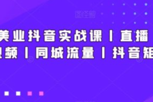 抖音实战涨粉变现技术培训~（短视频运营与变现技巧课程）