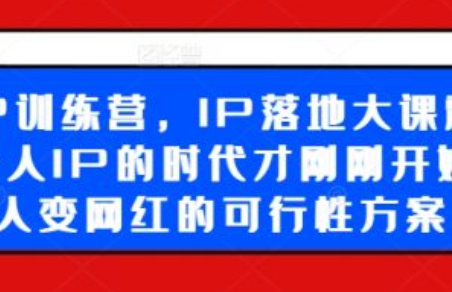 打造个人ip变现操作~（个人品牌盈利策略）插图
