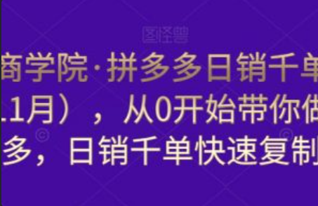 拼多多日销百单~（拼多多销售量突破百单）插图
