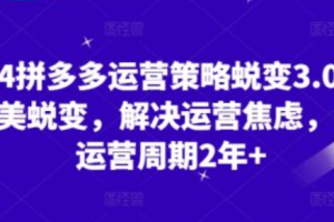 拼多多运营活动~（拼多多营销活动策略）